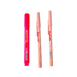 Kit Caneta + Marca Texto Fruit-tella  Com 3 Compactor