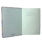 Caderno Pequeno A5 Brochura Capa Dura Borboleta Com Elástico