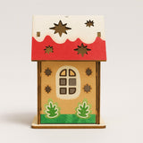 Enfeite De Natal Casa Luminosa Biscoito Natalino 9cm Decoração Casa