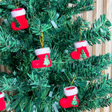 Enfeite Pendente Bota De Natal Com 6