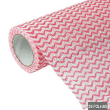 Kit Pano de Limpeza Multiuso Tipo Perfex Com 3 Rolos