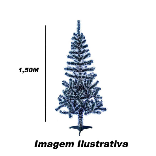 Anúncio Árvore De Natal Nevada Ou Branca Grande 1,50m/1,80m/2,10m/2,40m Até 600 Galhos