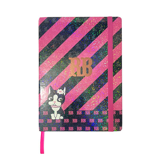 Caderno Rebecca Bonbon Com Elástico Pequeno Skypapper
