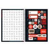Caderno Universitário Capa Dura Flamengo 1 Matéria Foroni