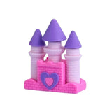 Borracha Escolar 3D Castelo de Princesa Papelaria Fofa