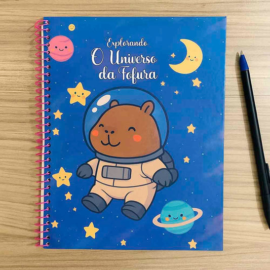 Anúncio Caderno Grande Capa Dura 1 Matéria/10 Matérias Capivara