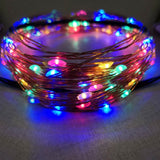 Enfeite De Natal Fio De Fada Colorido 20 Leds Fixo Com 2 Metros