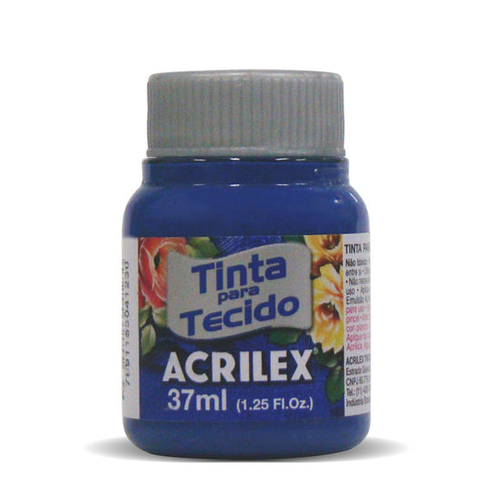 Tinta Tecido 37Ml Azul Cobalto Acrilex