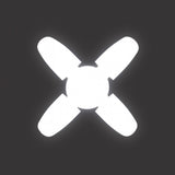 Luminária de Teto Dobrável Lâmpada de Pétalas Led 12w