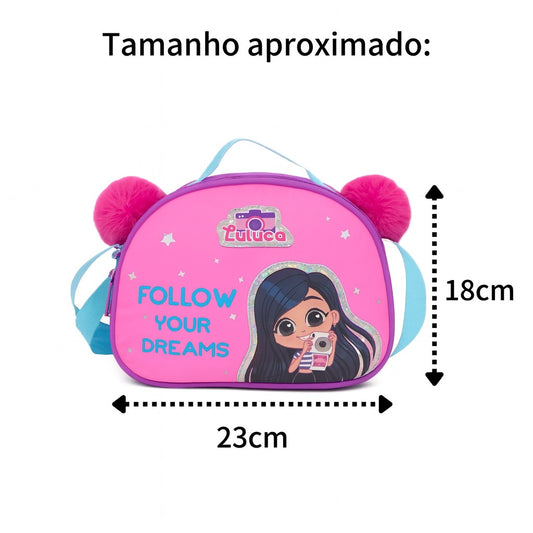 Lancheira Térmica Escolar Luluca Oficial Coleção 2026 Clio