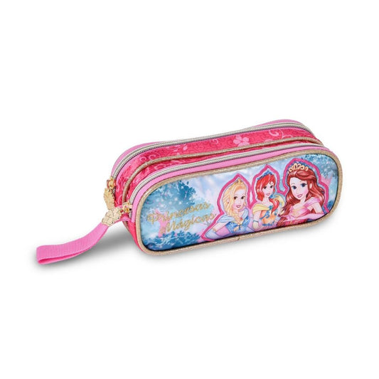 Estojo Duplo Escolar Princesas Mágicas Clio