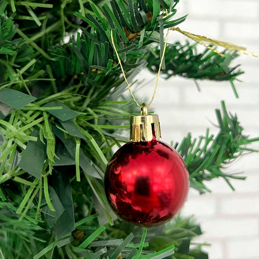 Bola Natal Nº3 Vermelho Com 15