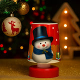 Mini Abajur De Natal Luminária Decoração