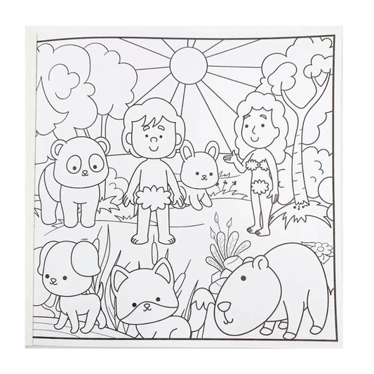 Livro de Colorir Comfy e Biblical