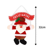 Enfeite De Porta Guirlanda De Natal Pendente Papai Noel/Boneco De Neve  Decoração Casa