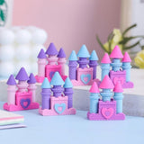 Borracha Escolar 3D Castelo de Princesa Papelaria Fofa