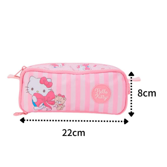 Estojo Duplo Escolar Hello Kitty College Original Xeryus