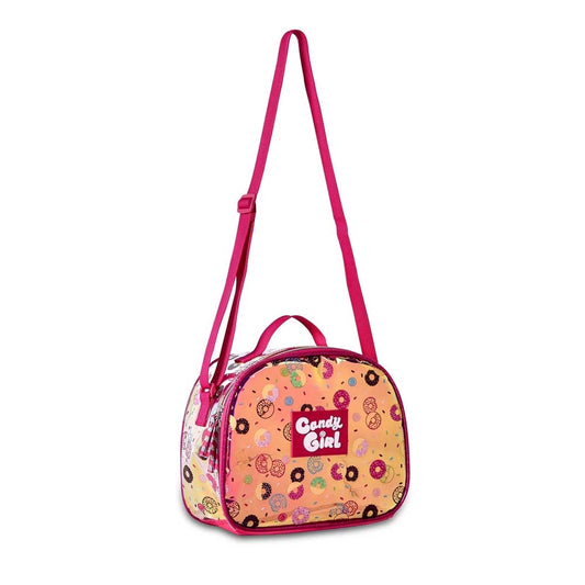 Lancheira Infantil Térmica Donuts Holográfica Original Clio