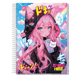 Caderno Universitário Grande Anima Hime 80 Folhas