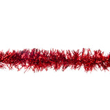 Festão De Natal Crespo Metalizado 2m x 9cm Para Decoração De Árvore