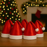 Anúncio Kit Gorro De Natal Touca De Papai Noel Veludo/Cetim/Feltro