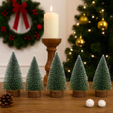 Anúncio Kit Com 10 Mini Árvore De Natal Pinheiro Enfeite Decoração Casa