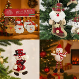 Anúncio Enfeite De Natal Papai Noel Pendente Feltro Decoração de Árvore