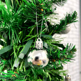 Bola Natal Nº3 Prata Com 15