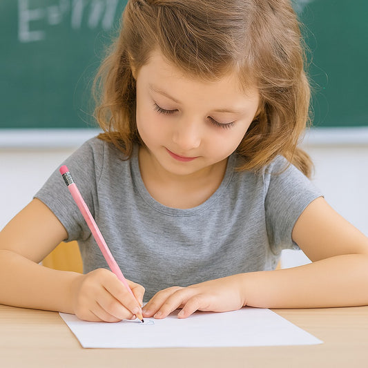 Lápis Preto HB N°2 Pastel Line Jumbo Com Borracha Molin