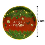 Anúncio Bandeja Natalina Retangular/Redonda Decoração Para Casa