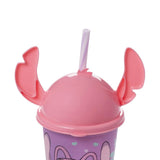 Copo Com Tampa Lúdica Angel e Stitch 500ml