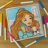 Livro De Colorir Bobbie Goods Cozy – Harry Potter, Barbie e Hello Kitty
