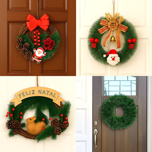 Anúncio Guirlanda De Natal Decoração Natalina Enfeite De Porta