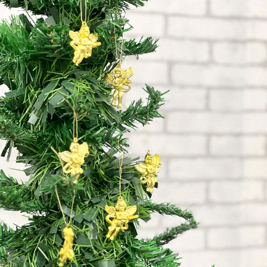 Enfeite De Natal Pendente Anjo Com 6