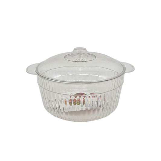 Saladeira De Acrílico Com Tampa 1 Litro