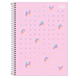 Caderno Universitário Capa Dura Happy 1 Matéria - Tilibra