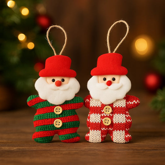 Enfeite De Natal Pendente Noel De Pijama