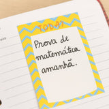 Kit Anote E Cole Funny Com 8 Blocos + 5 Marcadores De Páginas Yins Paper