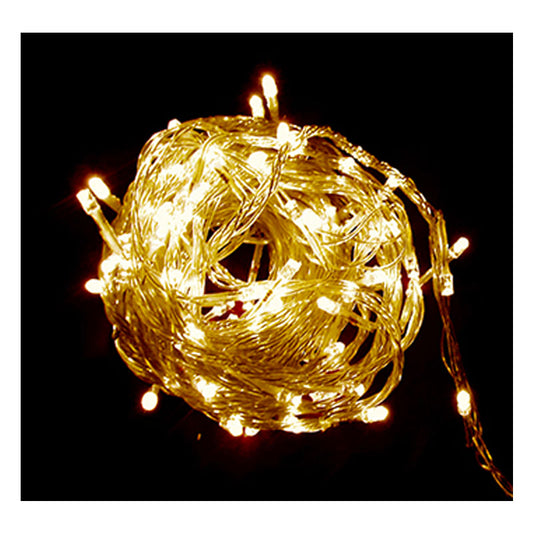 Pisca-Pisca 100L Led Branco Quente 8 Funções 127V