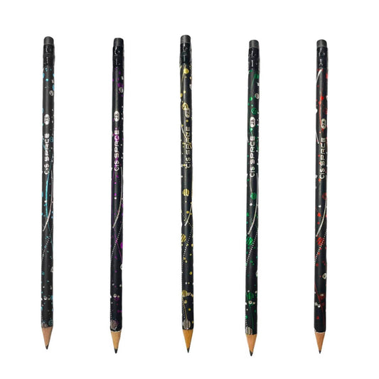 Lápis Preto com Borracha Space Sertic