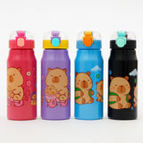 Garrafa Capivara Fofa Com Alça Para Transporte 550ml