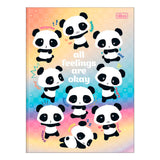 Caderno Brochura Capa Dura Universitário Panda 80 Folhas Tilibra