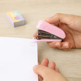 Mini Grampeador 26/6 + 400 Grampos