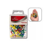 Alfinetes Tachinhas Coloridas Com 50 Rio De Ouro