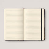 Caderno Pequeno A5 Brochura Capa Dura Mármore Com Elástico