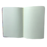 Caderno Pequeno A5 Brochura Capa Dura Borboleta Com Elástico