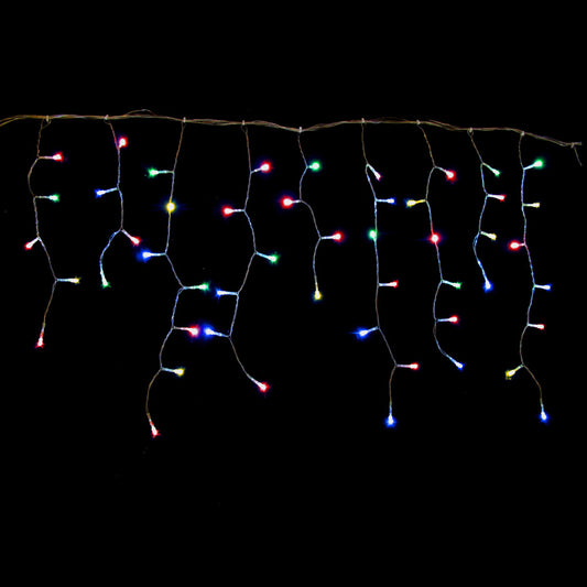 Cascata Led 400L Colorido 8 Funções