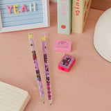 Kit Escolar Urso Lotso Toy Story 4 peças Lápis Borracha Apontador Molin