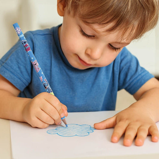 Lápis de Cor Com 12 Cores Stitch Molin