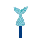 Kit Borracha Ponteira Fofa Sereia Com 4 Brw